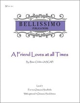 A Friend Loves at All Times Handbell sheet music cover